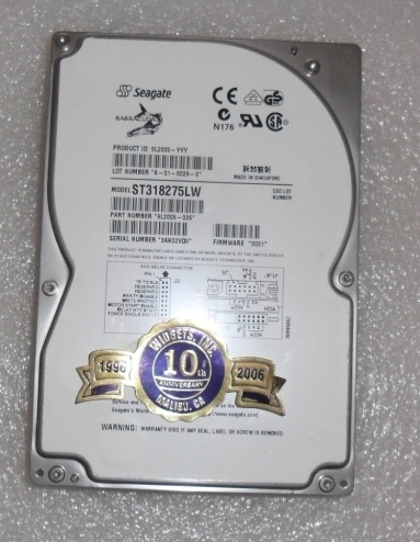 Seagate Barracuda 18LP ST318275LW 18.2GB 7200 RPM 68 pin Internal Hard Drive
